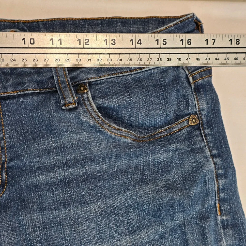 Kut from the Kloth Diana Skinny Jeans Medium Wash Blue Denim Womens 8 KP9065MA2